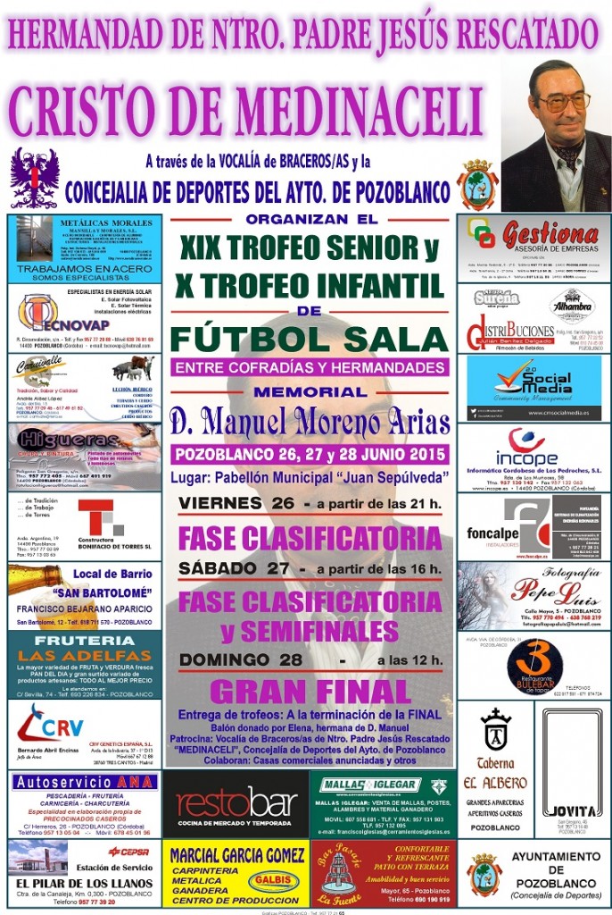 Fútbol Cristo Medinaceli 2015 redu
